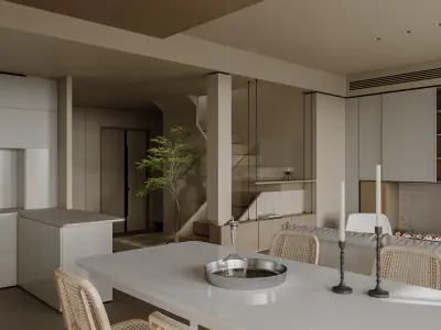 Apartment interior scenes     3D model 27