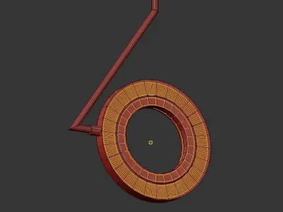 A beam 3D model
