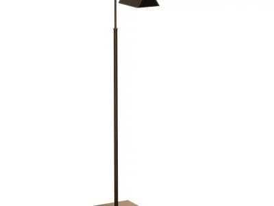 ADJUSTABLE FLOOR LAMP IN BRONZE 3D model