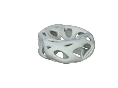 SciFi Cube Object No 18331 Low Poly Shape Texture