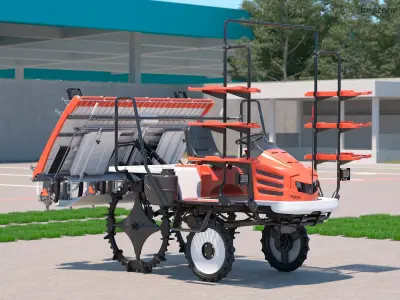  Agricultural Field Rice Seeder Vehicle 