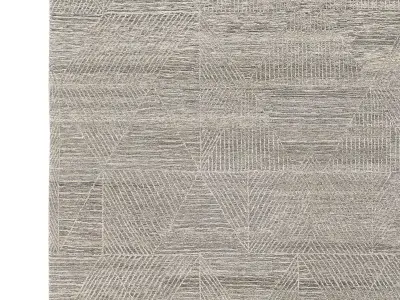 VARUSHA HAND-KNOTTED WOOL SILK RUG gr 3D model