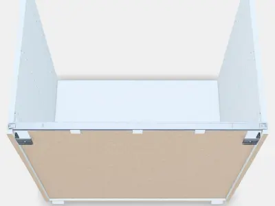 METOD Base cabinet frame Low-poly 3D model