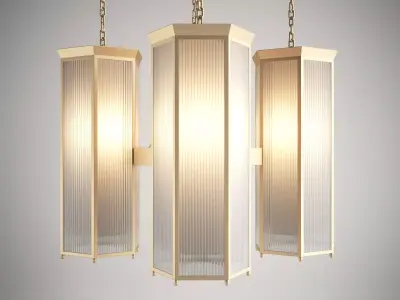 Four Seasons Surf Club Joseph Dirand Lamp Free 3D model