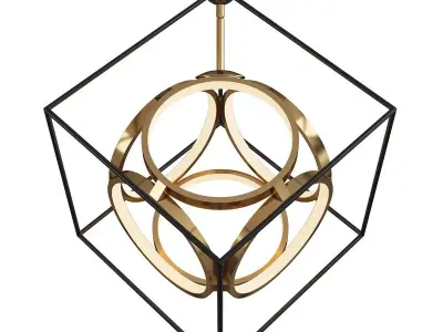 MONZA CHANDELIER Low-poly 3D model