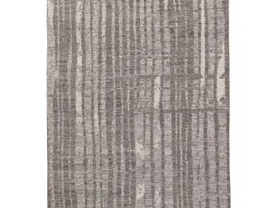 RHADA HAND-KNOTTED WOOL RUG B 3D model