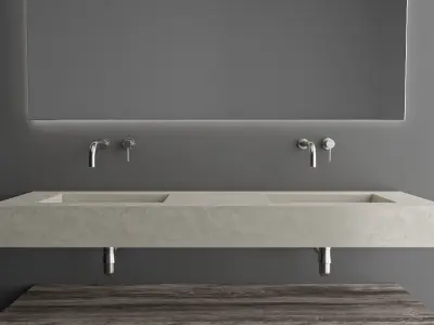 modern bathroom collection 3D Model Pack