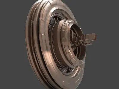 Ancient Alien Star Ring 2  3D model