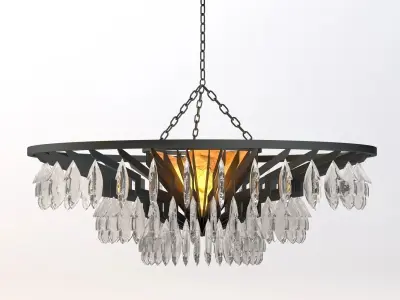 Rock Crystal Chandelier 3D model