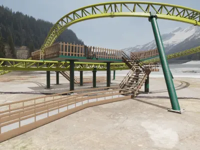Rollercoaster  3D model