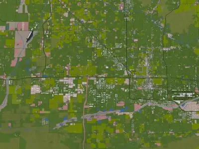 Phoenix City USA Low-poly 3D model