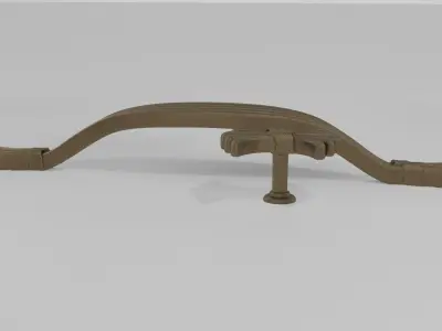 Bronze Furniture Handle 4 3D model