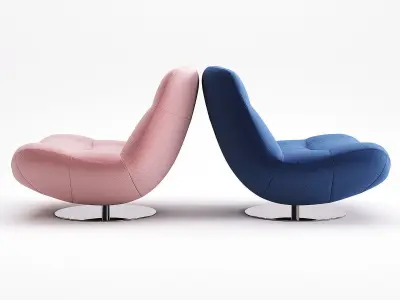 Manarola Swiveling Armchair 3D model