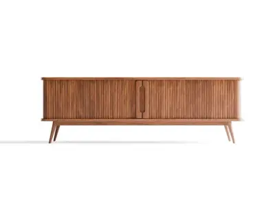 2-door sliding TV stand cabinet Wapong series 3D model