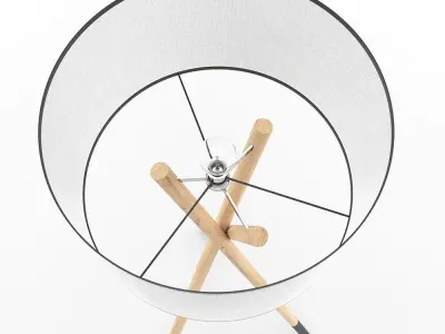 Harper - Tripod Floor Lamp 3D model