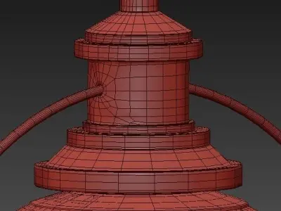 Westbourne 1 Light Pendant 3D model