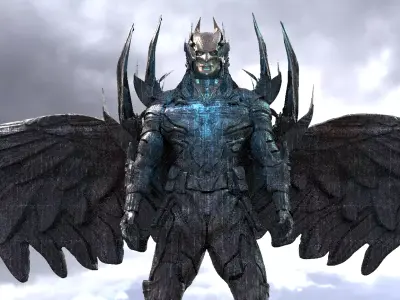 The Dark Knight Dark Winged Version  3D model