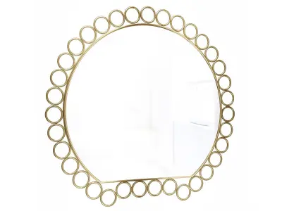 Mirror in a metal frame GZ-M1028 3D model