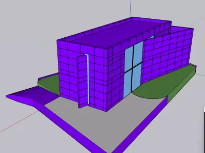 Church of Light Low-poly 3D model