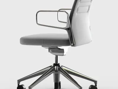 Vitra Ac 5 Studio Chair In Light Gray and Sierra Gra 3D model