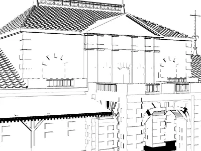 Old Taipei station 3D model