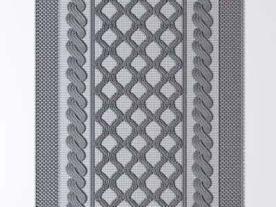 fabric capet 3D model