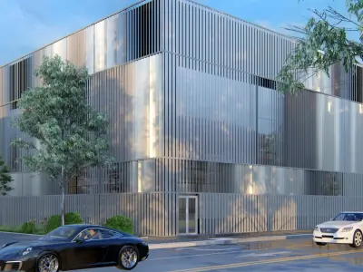 3D model of a sports school 3D model