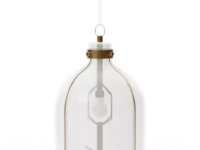 Eldridge Pendant Low-poly 3D model