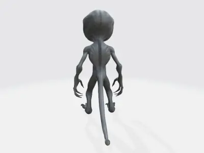 Gray alien 3D model
