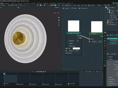 Rang Wall Light LED Low-poly 3D model