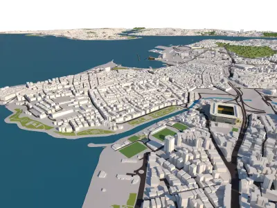 Istanbul Partial 3D Model 3D model
