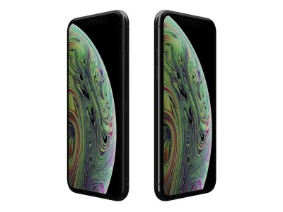 Apple iPhone XS Space Gray Low-poly 3D model