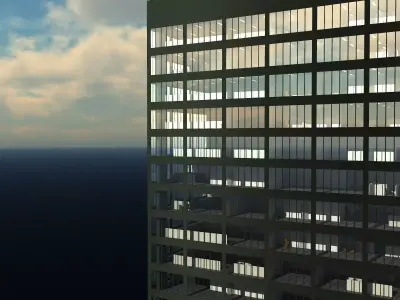 High Office Building 3D model