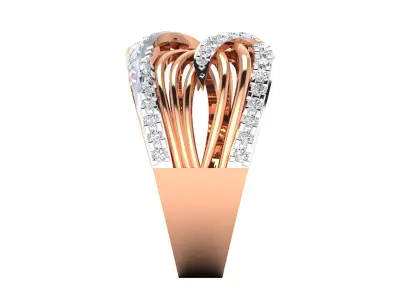  Women Ring Render 3dm STL MTL SLC JCD OBJ FBX Details 3D print model 26