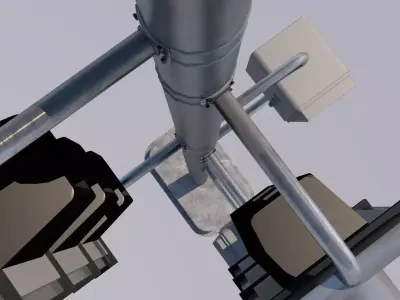 Traffic light 3D model