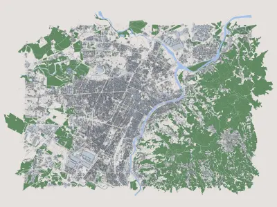 Turin City Italy 3D model