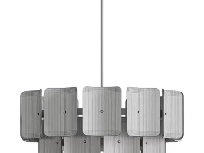 Fingerprint Chandelier 3D model