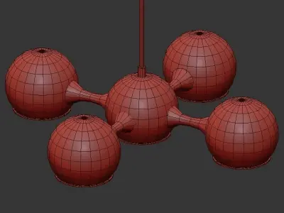 SPACECRAFT sphere pendant light 3D model