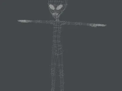 Grey Alien 3D model