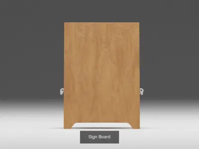 Sign Boards 3D Model Pack