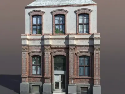 Apartment House 63 Low Poly 3d Model Low-poly 3D model