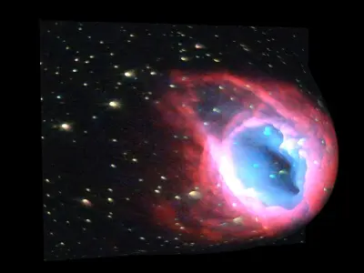 Eye of The Sauron Nebula 3D model