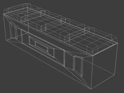Window seat 3D model