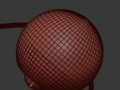 ORBITAL MID CENTURY CHANDELIER 3D model