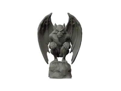 Gargoyle Statue 3D model 3D print model