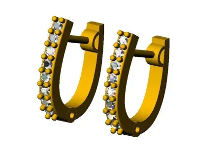 Earrings Bali Free 3D print model