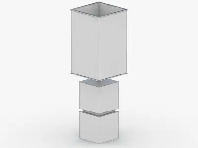 1384 - Table Lamp Low-poly 3D model
