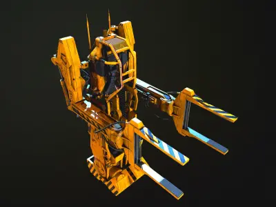 P-5000 Powered Work Loader 3D model