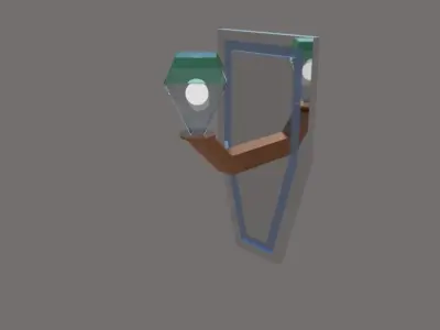 Diamond Sconce Free 3D model