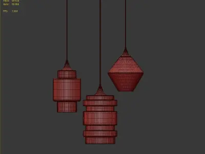PENDANT SET 22 3D model